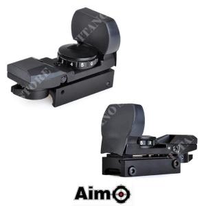 RED DOT HOLOGRAPHIC RED UND GREEN MULTI RETICLE BLACK AIMO (AO 3015-BK)