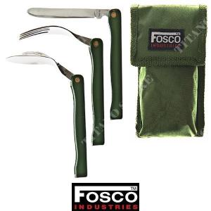 FOSCO 3-PIECE FOLDING CUTLERY SET (311013-OD)