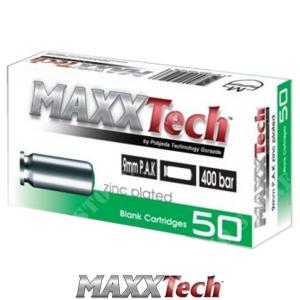 BLANK SHOTS MAXX TECH CAL. 9 MM 50 pièces (MX-S9)