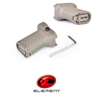 VERTICAL GRIP VSG-S DARK EARTH CAN BE MOUNTED IN BOTH ELEMENT DIRECTIONS (EL-EX373T)