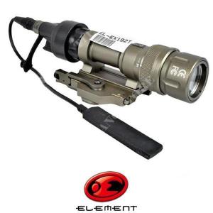 M952T TAN LED TORCH WITH REMOTE AND ATTACHMENT FOR ELEMENT SLIDES (EL-EX192T)