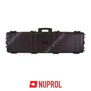 PVC X-LARGE TACTICAL CASE WITH RUBBER WHEELS INJECTION BLACK WAVE VERSION NUPROL (NHC-03-BLK)