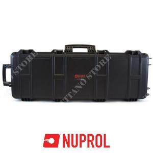 LARGE TACTICAL PVC CASE WITH RUBBER WHEELS INJECTION BLACK PNP VERSION NUPROL (NHC-04-BLK)