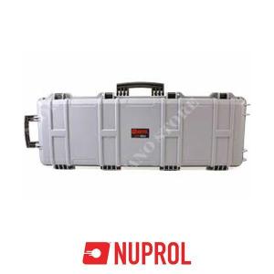 LARGE PVC TACTICAL CASE WITH RUBBER WHEELS INJECTION GRAY PNP VERSION NUPROL (NHC-04-GRY)