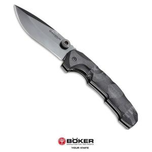 COLTELLO HITMAN LINER LOCK KNIFE BLACK G-10 MAGNUM BOKER (01SC047)