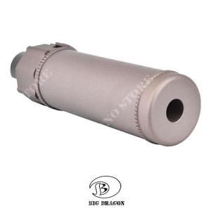 QUICK COUPLING / RELEASE SILENCER WITH FLAME HIDER BIG DRAGON (BD-0492A)