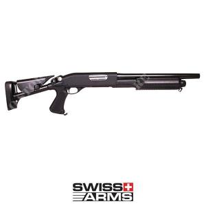 SHOTGUN MS870 BLACK FULL METAL 6mm SWISS ARMS (280730)