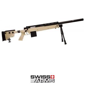 SNIPER SAS-06 TAN CON BIPIEDE BOLT ACTION SWISS ARMS (280737)