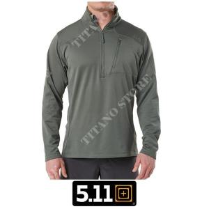 THERMAL JERSEY RECON TG-S 182 OD GREEN HALF ZIP 5.11 (72045-182-S)