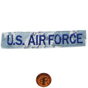 US AIRFORCE NAME TAPE BR1 EMBROIDERED PATCH (PRC565)