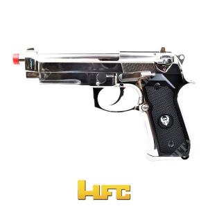 PISTOLA A GAS M9 MILITARY TYPE SILVER HFC (HG-194S)