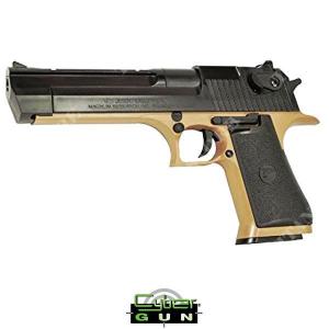 SPRING GUN DESERT EAGLE BLACK / TAN 6mm CYBERGUN (CYB-090112)