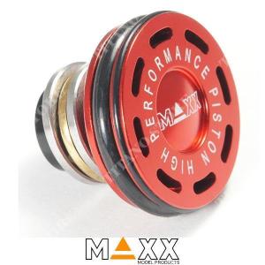 ALUMINUM PISTON HEAD DOUBLE O-RING BALL BEARING AEG MAXX MODEL (MX-PIS001PHS)