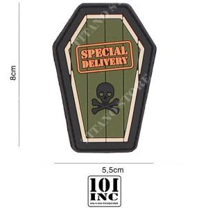 PATCH 3D PVC SPECIAL DELIVERY GREEN 3120 101 INC (444130-7108)