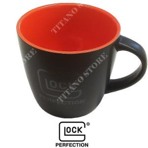 TAZZA CAFFE'  NERA/ARANCIO GLOCK PERFECTION (692055)