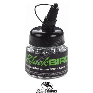 STEEL BALLS FOR SLING 9,5mm 200Pcs BLACKBIRD (53Q770)