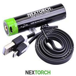 BATTERY 3400mAh USB / RECHARGEABLE 18650 3.6V NEXTORCH (DC0084)