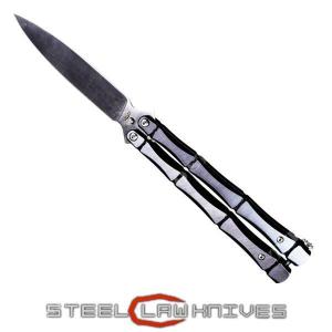 BUTTERFLY SKELETON BLACK KNIFE - SCK (CW-7000)