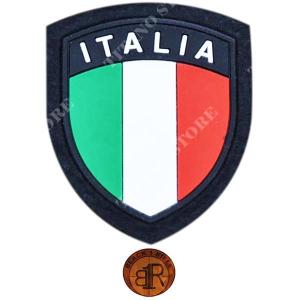 ITALIAN SCUDETTO PVC PATCH FOR BLACK UNIFORM BR1 (D5-ITC / B)