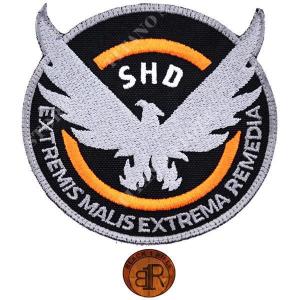 THE DIVISION SHD EXTREMIS MALIS EXTREMA REMEDIA BR1 EMBROIDERED PATCH (PRC498)