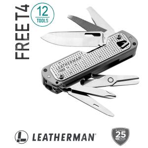FREE T4 MULTIPURPOSE KNIFE STAINLESS STEEL LEATHERMAN (832686)
