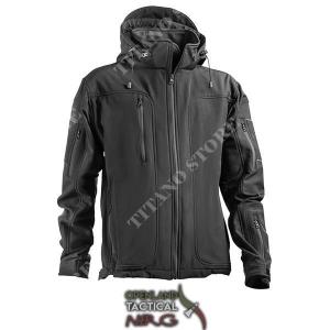 SOFTSHELL BLACK TACTICAL JACKET OPENLAND (OPT-3767 01)