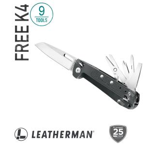 MULTIPURPOSE KNIFE FREE K4 GRAY LEATHERMAN (832666)