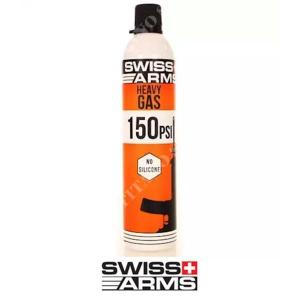 GAS HEAVY 150 PSI NO SILICONE 600ml. SWISS ARMS (603513)