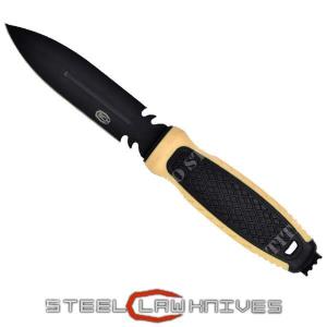FIXED BLADE KNIFE BLACK / TAN - SCK (CW-832-5)