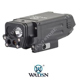 RED LASER WITH TORCH AND IR FOR BLACK PISTOLS WADSN (WM114-B)