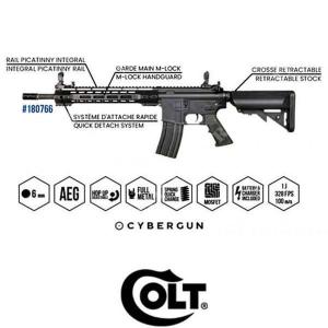 titano-store de rifle-colt-m4a1-medium-keymod-schwarzes-aeg-cybergun-180841-p933650 017