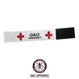 G & G WHITE / RED DOCTOR&#39;S BAND (P-07-008)