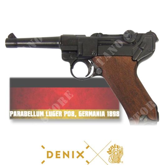REPLIK LUGER P08 HOLZPARABELLUM 1898 DENIX (M-1143)