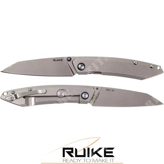 P831-SF FOLDABLE STEAL RUIKE KNIFE (RKE P831-SF)