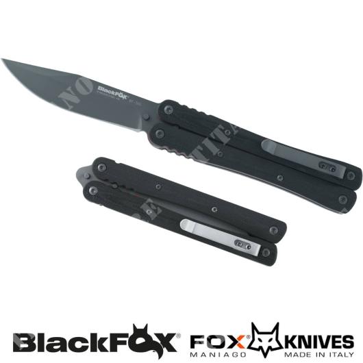 COUTEAU BUTTERFLY BALISONG BLACK FOX (BF-500)