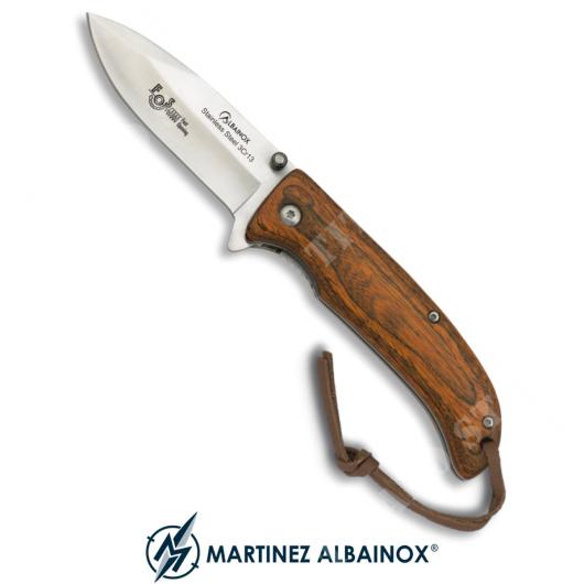 KNIFE BLADE 7.5 Cm MAN / DARK WOOD ALBAINOX (ALB-18014-A)