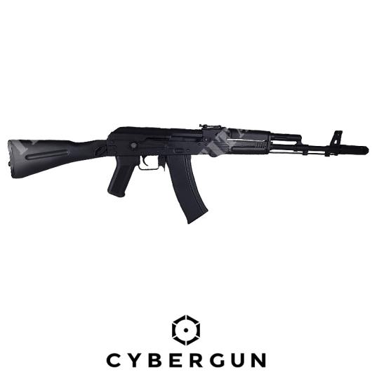 FUCILE AK-74M KALASHNIKOV NERO FULL METAL 6mm CYBERGUN (CBR-120966)