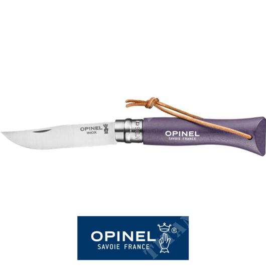 COUTEAU N.06 COLORAMA VIOLET ACIER INOXYDABLE OPINEL (OPN-002204)