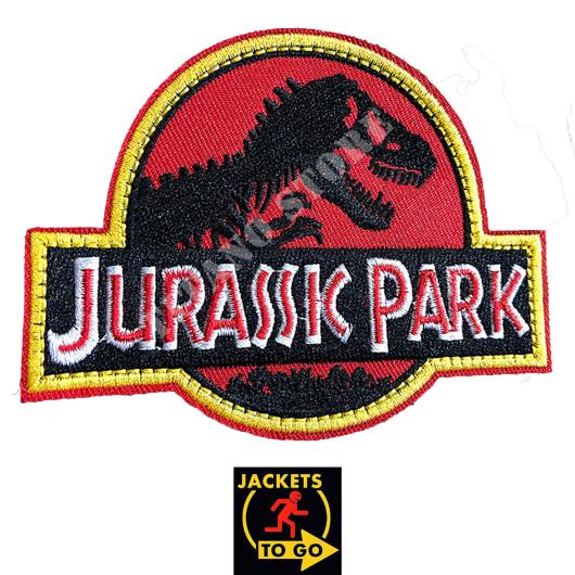 PATCH JURASSIC PARK RED TESSUTO 3D JACKETS T.G.(JTG.EP.009)