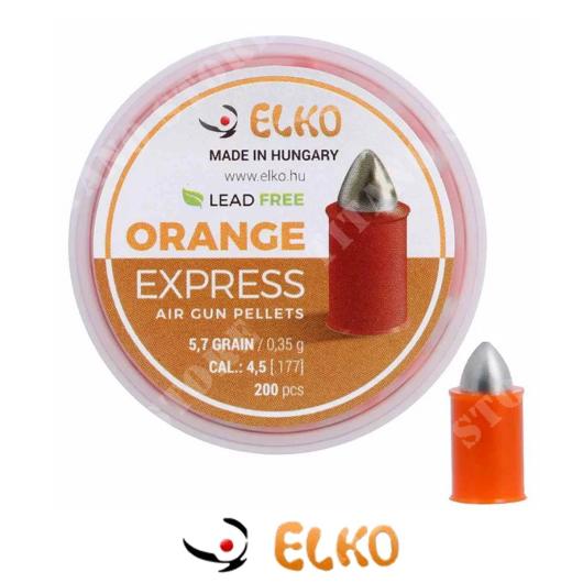 PIOMBINI ORANGE EXPRESS CAL4,5MM 150pcs ELKO (ICM101)