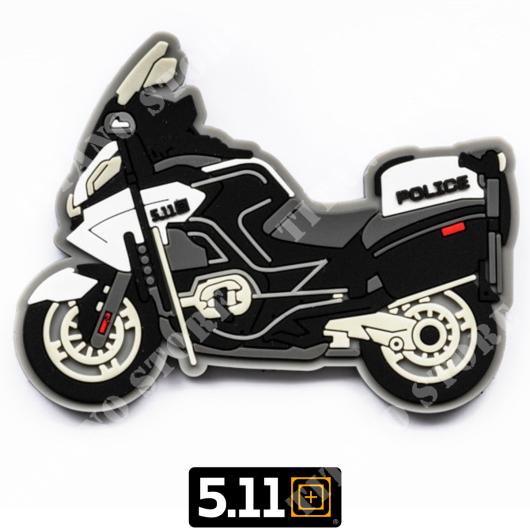 PATCH MOTO POLICE 3D 5.11 (82088-019)