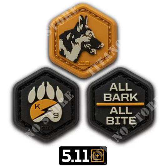 PATCH K9 HEX GOLD 5.11 (92283-541)