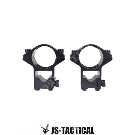 RING ATTACHMENTS 25MM HIGH FOR 11MM RAILS JS-TACTICAL (JS-M2007)