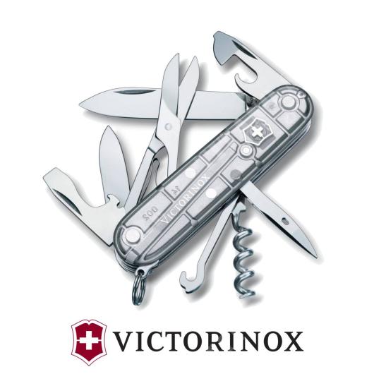 COUTEAU MULTIFONCTION CLIMBER SILVER TECH VICTORINOX (V-1.37 03.T7)