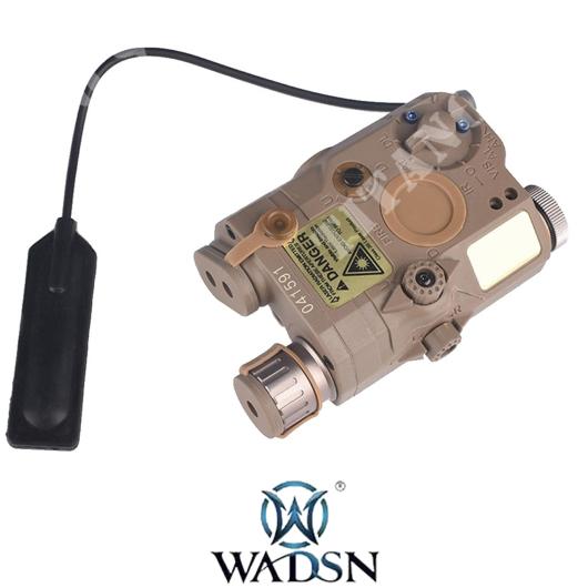 AN-PEQ LASER ROSSO CON TORCIA LED TAN WADSN (WDX001-T)