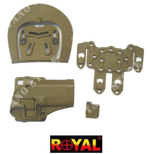RIGID QUICK RELEASE HOLSTER FOR GLOK 17/18/26 AND M &amp; P40 TAN ROYAL (HGL-T)