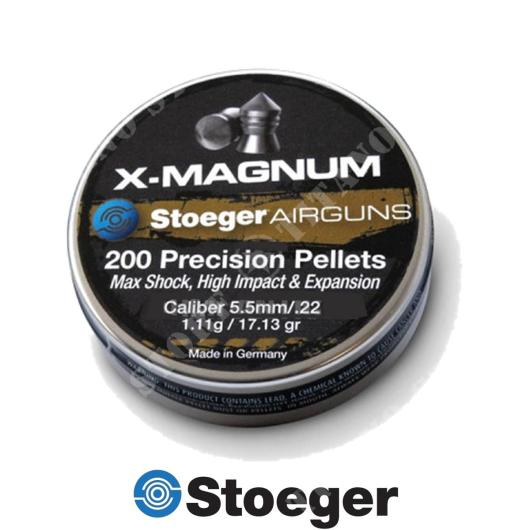 LEADS X-MAGNUM CALIBER 5.5MM 11.1G STOEGER (30377)