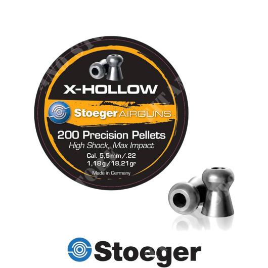 LEADS X-HOLLOW CALIBER 5.5MM STOEGER (30389)