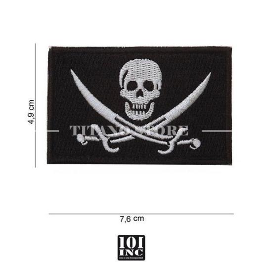 101 INC EMBROIDERED JOLLY ROGER PATCH (442315-3223)