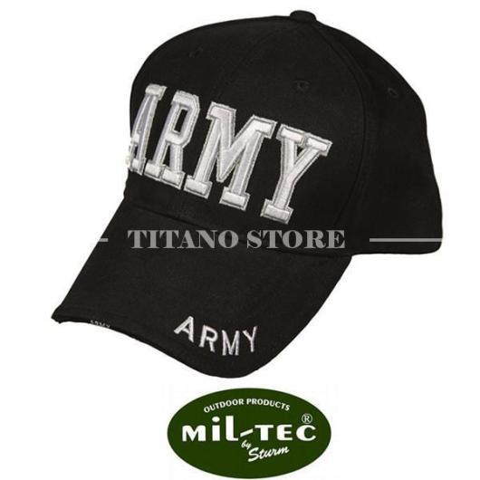 US ARMY BLACK MIL-TEC CAP (12318310)